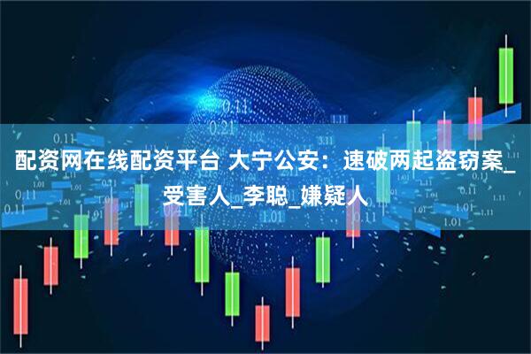 配资网在线配资平台 大宁公安：速破两起盗窃案_受害人_李聪_嫌疑人